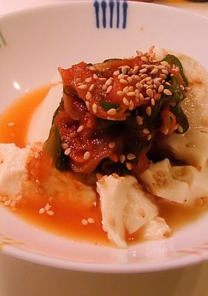 お豆腐の一品：韓国万能だれを使って-レシピのメイン写真