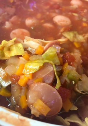 野菜たっぷり！味噌を使ったミネストローネ-レシピのメイン写真