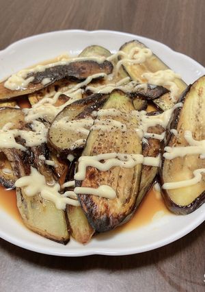 簡単☆茄子のポンマヨ焼き-レシピのメイン写真