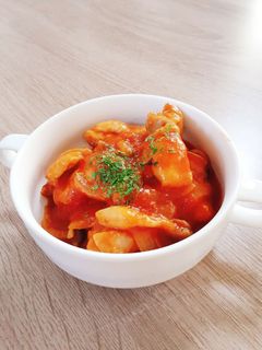 チキンのトマト煮込み-レシピのメイン写真