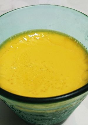 とろけるけどあっさり味の黄身プリン-レシピのメイン写真