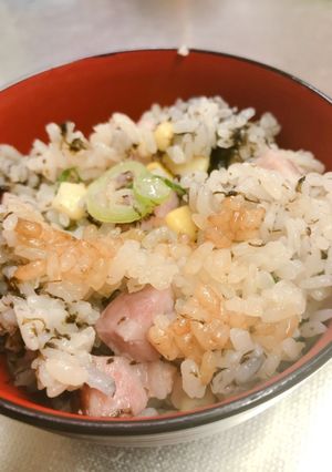 海苔とベーコンの炊き込みご飯-レシピのメイン写真