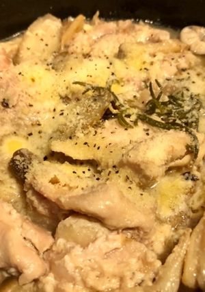 鶏肉とごぼうのヨーグルト煮-レシピのメイン写真