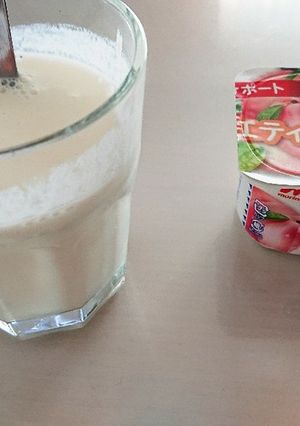 簡単!ラッシー風ドリンク-レシピのメイン写真