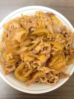 とろ〜り玉ねぎで作る牛丼!-レシピのメイン写真