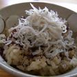 ご飯が進む☆じゃこゆかりご飯