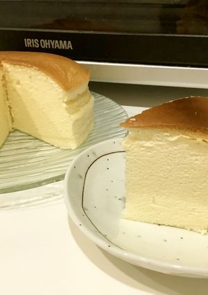 オーヤマくんで焼く低カロリーチーズスフレ-レシピのメイン写真