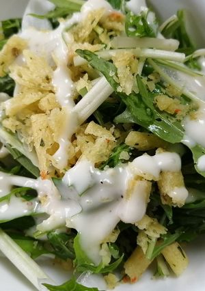 さっぱり！水菜のじゃがりこサラダ-レシピのメイン写真