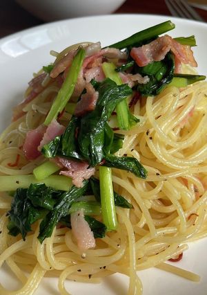 行者ニンニクのペペロンチーノ-レシピのメイン写真