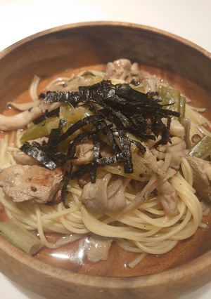 大雑把な和風スープパスタ-レシピのメイン写真