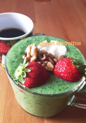 今朝のグリーンスムージー-レシピのメイン写真