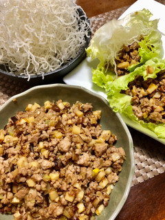 感動の美味さ!挽き肉のレタス包み-レシピのメイン写真