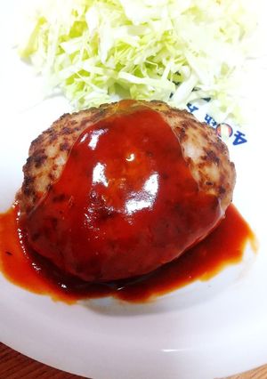 ハンバーグ-レシピのメイン写真