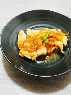 もも肉の こっくり玉ねぎソース煮♡-レシピのメイン写真