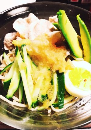 冷やし中華風☆ぶっかけ冷やし蕎麦-レシピのメイン写真