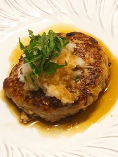ツナ缶で和風ハンバーグ-レシピのメイン写真