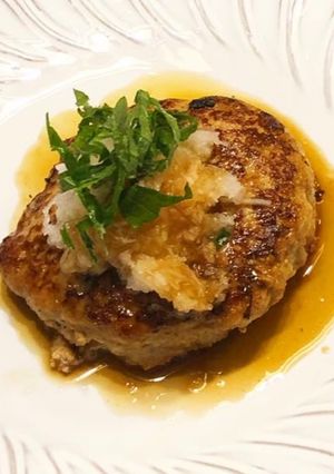 ツナ缶で和風ハンバーグ-レシピのメイン写真