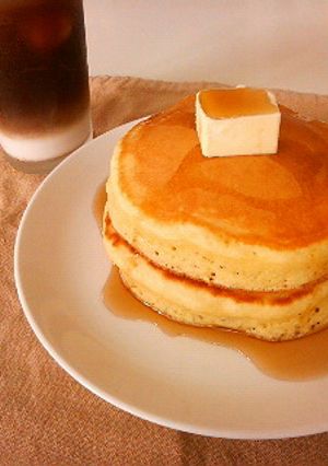 パッケージみたい!?分厚いホットケーキ-レシピのメイン写真