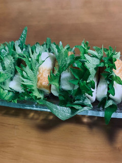 大葉と梅とちくわ-レシピのメイン写真