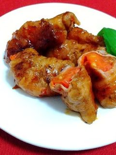 トマトの豚バラ巻き照り焼き-レシピのメイン写真