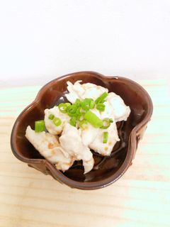 レンジで3分(o^^o)ささみの梅肉和え-レシピのメイン写真