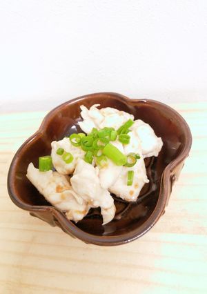 レンジで3分(o^^o)ささみの梅肉和え-レシピのメイン写真