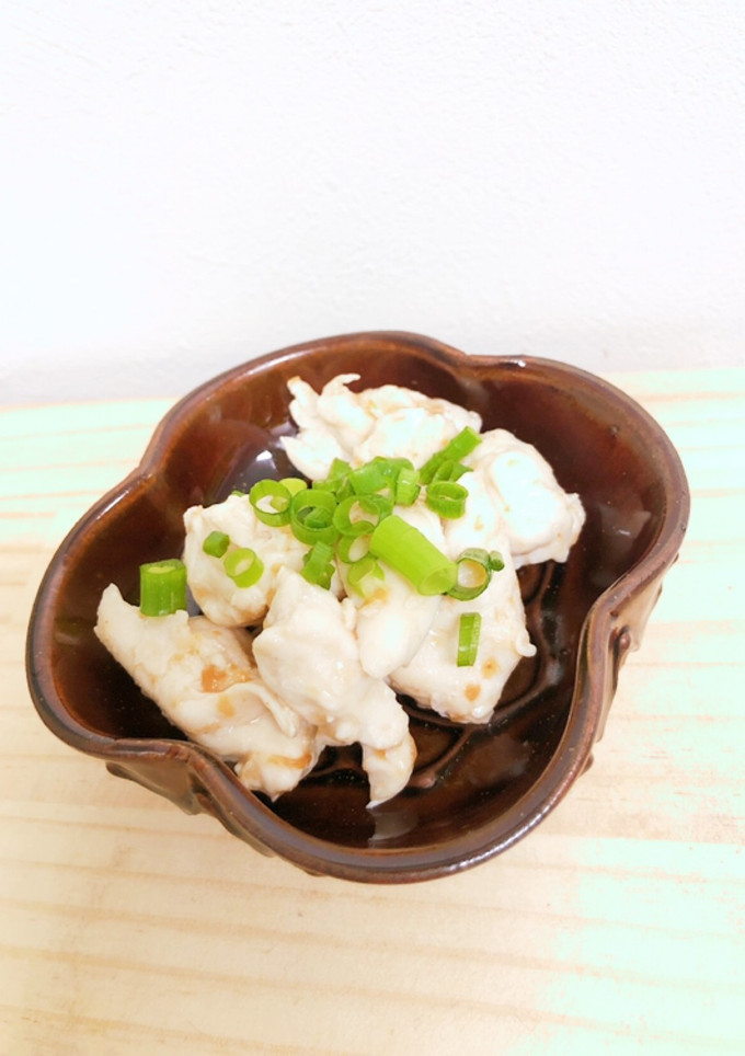レンジで3分(o^^o)ささみの梅肉和え-レシピのメイン写真