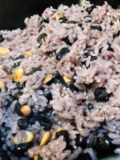 薬膳で黒のパワー⭐︎黒豆ごはん-レシピのメイン写真