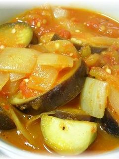 ナスとトマトのカレー煮-レシピのメイン写真