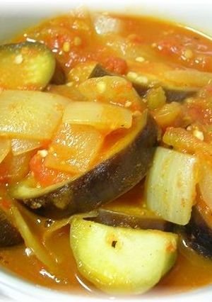 ナスとトマトのカレー煮-レシピのメイン写真