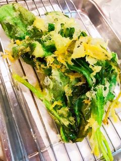 行者にんにくの天ぷら-レシピのメイン写真