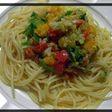 オレンジ入り冷製パスタ:*.