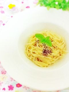 ゆかりde和風マヨクリームパスタ♪-レシピのメイン写真