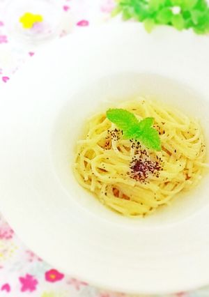 ゆかりde和風マヨクリームパスタ♪-レシピのメイン写真