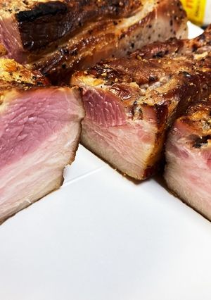 キッチンで超簡単！？男の手作りベーコン-レシピのメイン写真