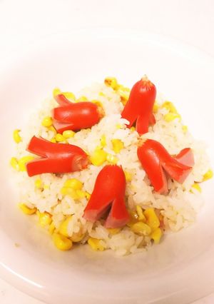 お子様☆たこさんウィンナー炒飯-レシピのメイン写真