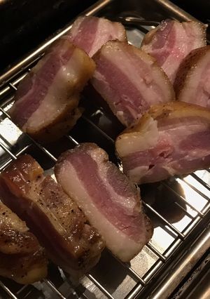 電気オーブンとピチットで作るベーコン-レシピのメイン写真