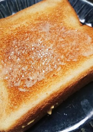 朝からガッツリポケットホットサンド-レシピのメイン写真