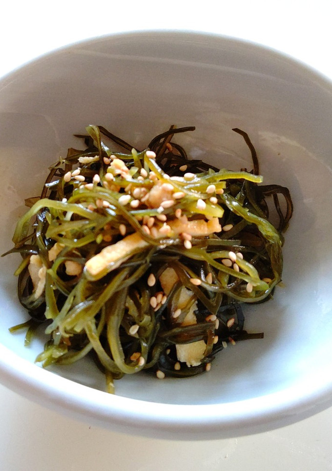 切り昆布とゆで鶏の炒り煮-レシピのメイン写真