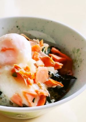 鮭とろろご飯♪簡単おうちごはん♪-レシピのメイン写真