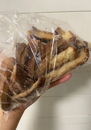 余ったパン耳でシャカシャカ♪ラスク！-レシピのメイン写真
