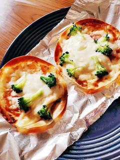 餃子の皮で明太マヨピザ-レシピのメイン写真