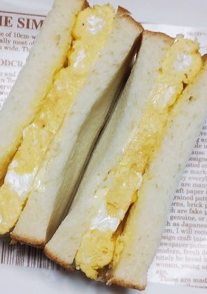 うまい棒卵焼きサンド(TV番組レシピ)-レシピのメイン写真