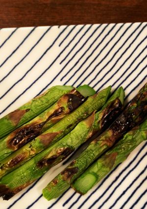 グリルで焼くグリーンアスパラ-レシピのメイン写真
