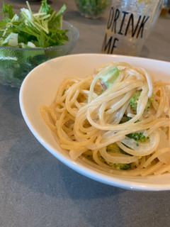 ブロッコリーと塩辛のクリームパスタ-レシピのメイン写真