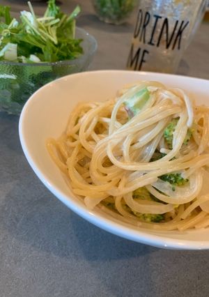 ブロッコリーと塩辛のクリームパスタ-レシピのメイン写真