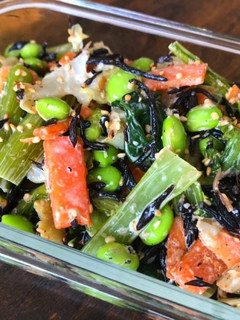 残り野菜で作る♪栄養満点ひじきサラダ-レシピのメイン写真