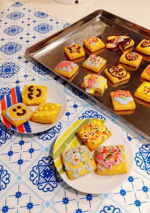 HM型なしデコクッキー☆おうちで楽しもう-レシピのメイン写真
