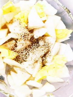 大根じゃがいもピクルスのわさび醤油和え-レシピのメイン写真