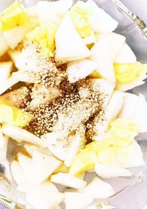大根じゃがいもピクルスのわさび醤油和え-レシピのメイン写真